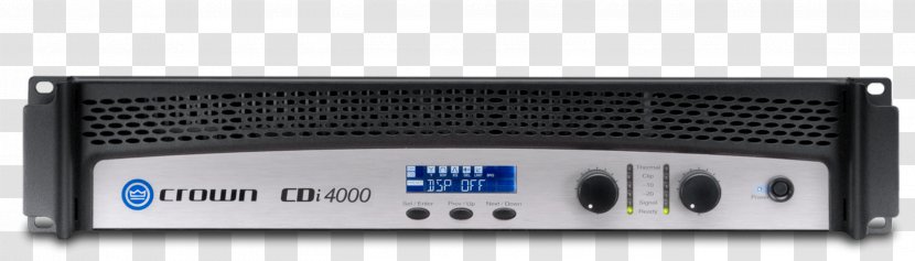 Audio Power Amplifier Crown CDi 1000 International - Equipment Transparent PNG
