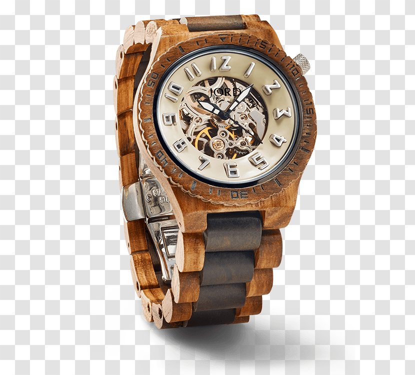 Jord Automatic Watch Amazon.com Gift - Metal - Camphor Transparent PNG