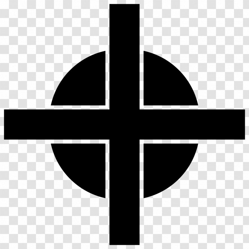 Sun Cross Ringed Solar Symbol - Christian Transparent PNG
