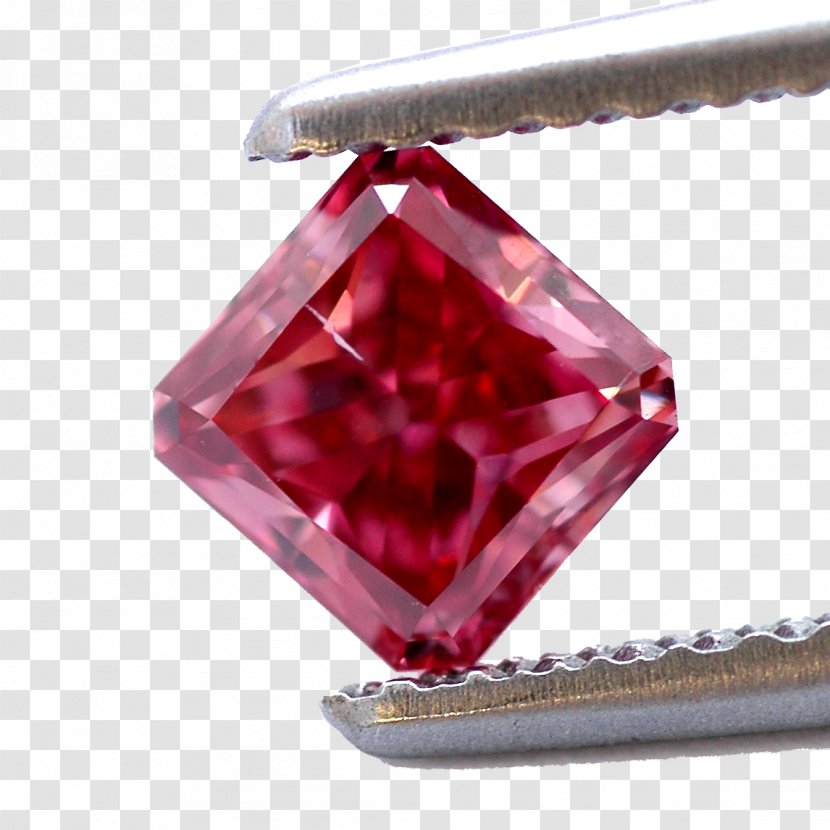 Argyle Diamond Mine Gemological Institute Of America Red Color - Purplish Blue Triangle Transparent PNG