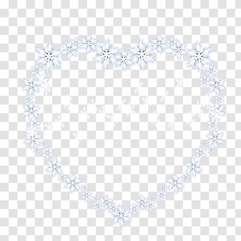 White Area Heart Pattern - Love Frame Transparent PNG