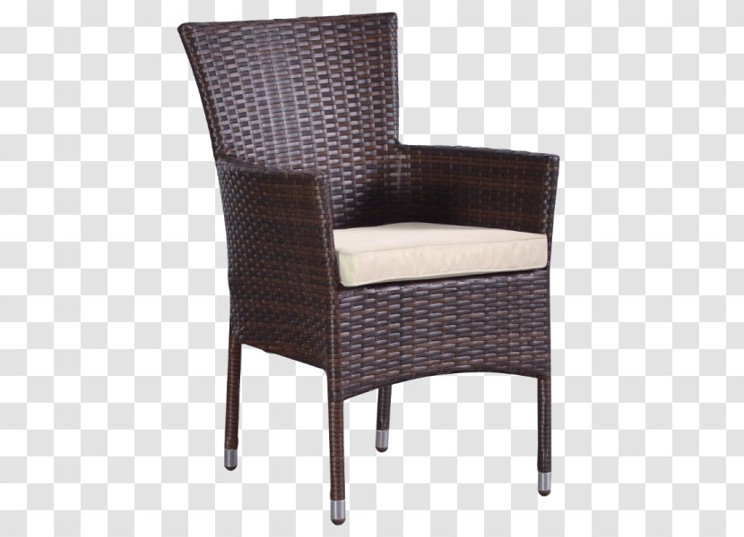 Polyrattan Chair Table Furniture - Fauteuil Transparent PNG