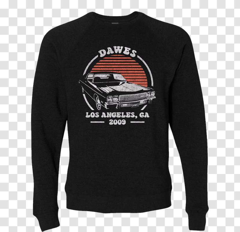 T-shirt Sweater Raglan Sleeve Crew Neck - Hot Dog Cart Los Angeles Transparent PNG