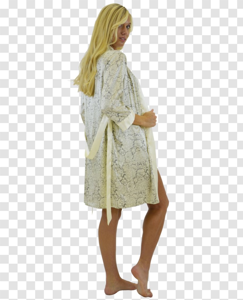 Robe Dress Sleeve Costume - Day - Silk Belt Transparent PNG