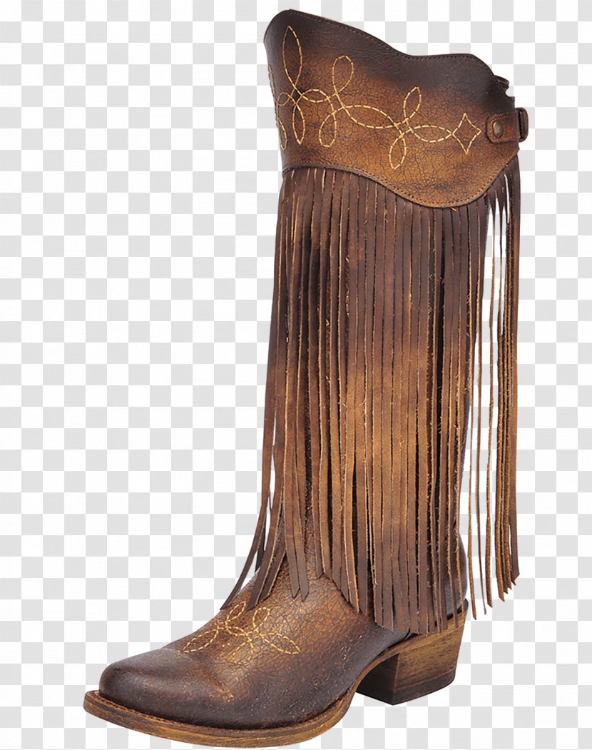 Cowboy Boot Shoe Riding Equestrian - Footwear - Continental Fringe Transparent PNG
