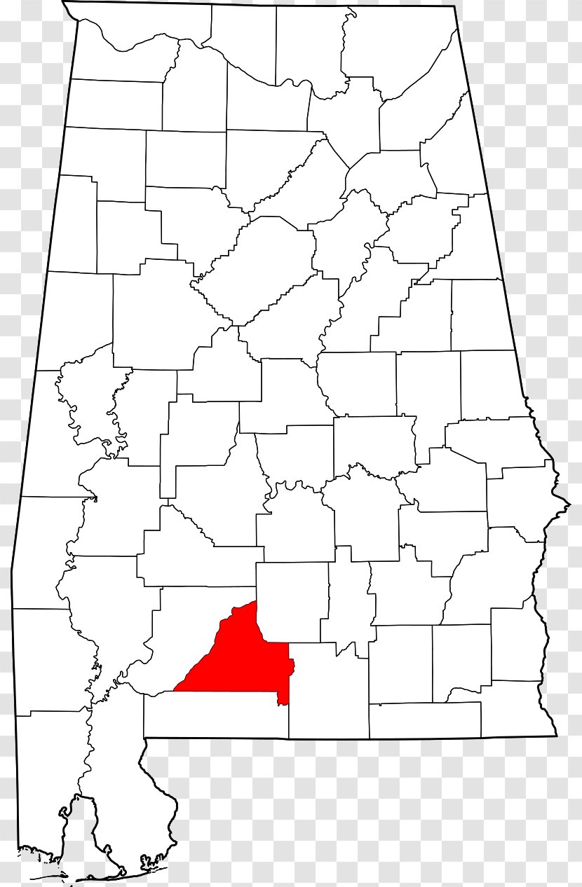 Dallas County, Alabama St. Clair County Tallapoosa Map Perote - Monochrome Transparent PNG
