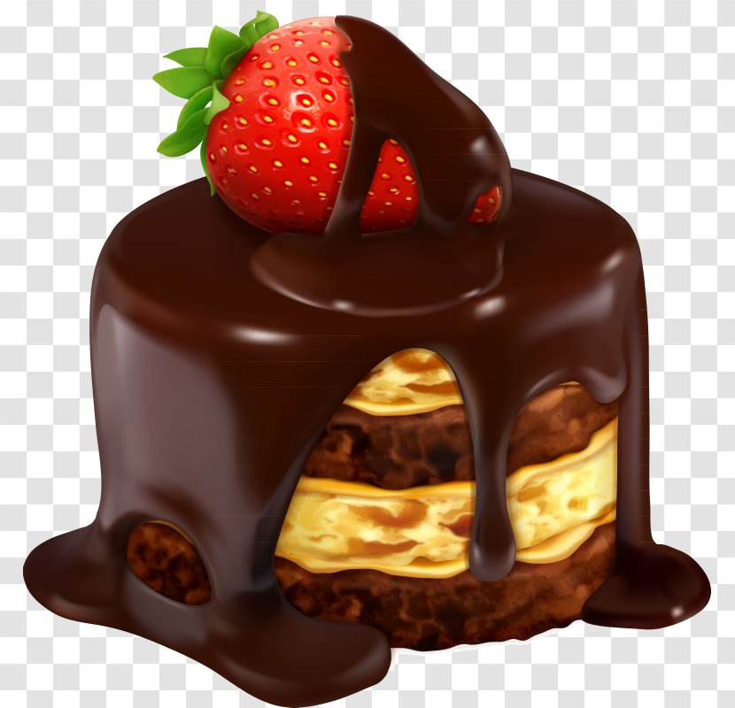 Chocolate Cake Cupcake Birthday Cream - Sprinkles Transparent PNG