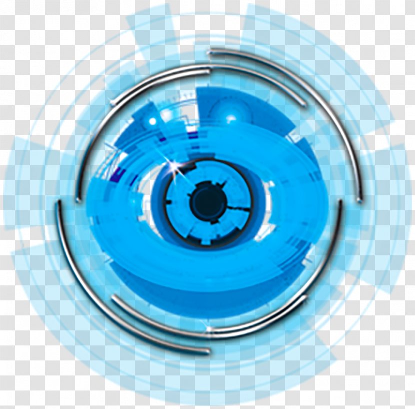 Technology Eye Body Worlds Blue System - Tecnology Transparent PNG