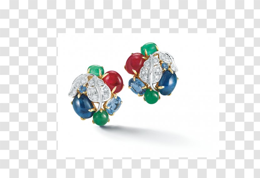Emerald Earring Body Jewellery Bead - Earrings - Gem Transparent PNG