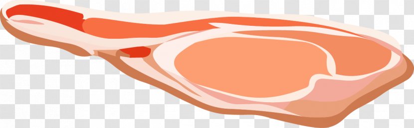 Hamburger Bacon Clip Art - Heart - Vector Meat Transparent PNG