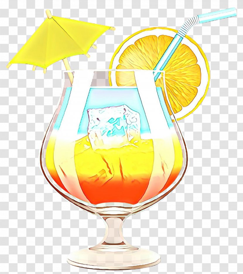 Cocktail Garnish Harvey Wallbanger Non-alcoholic Drink - Liqueur - Distilled Beverage Transparent PNG