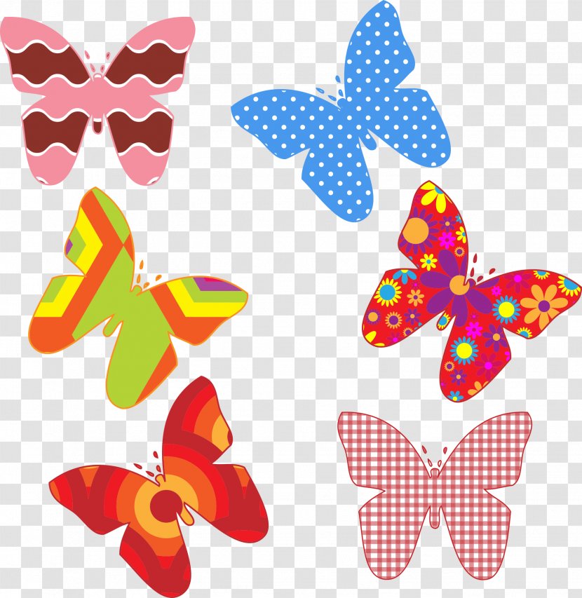 Butterfly Clip Art - Insect - Polka Dot Transparent PNG