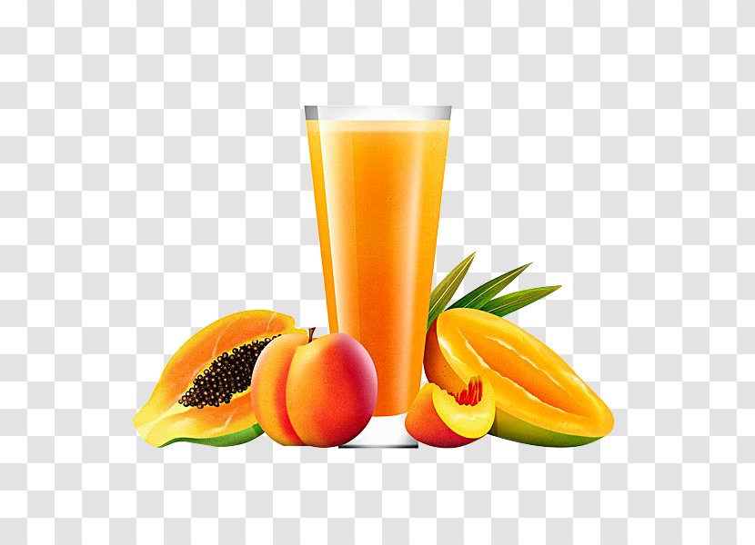 Orange Juice Drink Health Shake Fruit - Drawing Transparent PNG