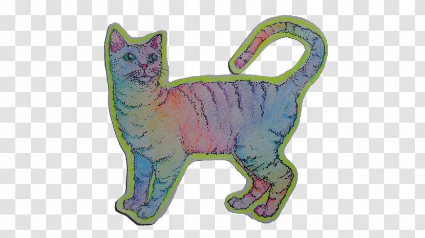Psychedelia Sticker Photography - Small To Medium Sized Cats - Tumblr Transparent PNG