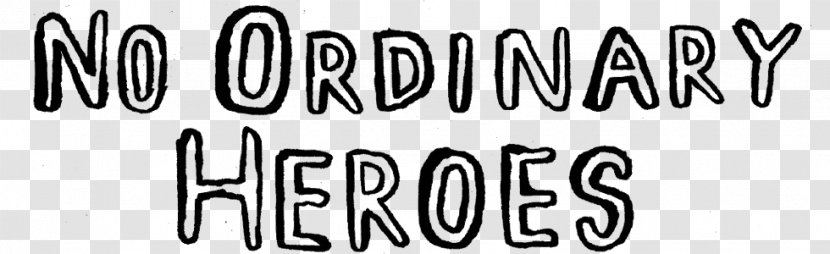 Brand Logo No Ordinary Heroes Font - Recreation - Hands Child Transparent PNG