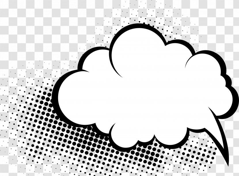 Comics Comic Book Speech Balloon Cloud - Hand-drawn Cartoon Pictures Transparent PNG