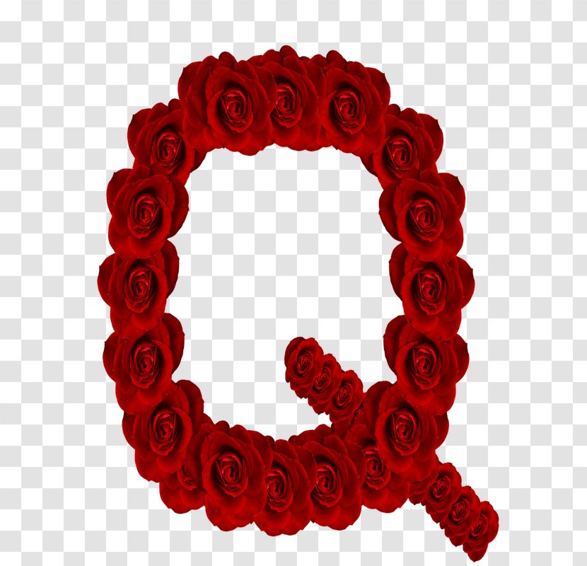 Garden Roses Letter Case Alphabet Lettering - Scrapbooking - Rosas Vermelhas Transparent PNG