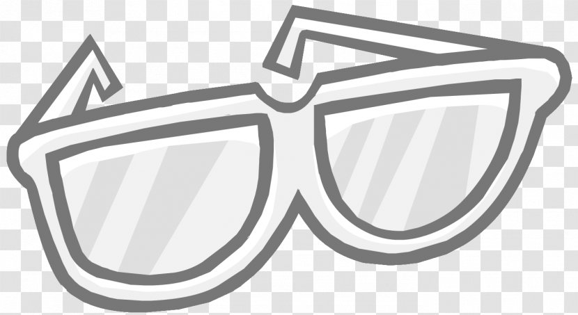 Aviator Sunglasses Club Penguin Clip Art - Goggles - Giant Transparent PNG