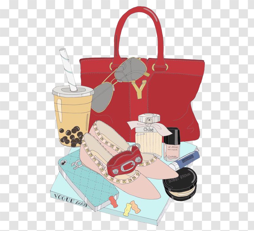 Handbag Cartoon Illustration - Silhouette - Bags Transparent PNG