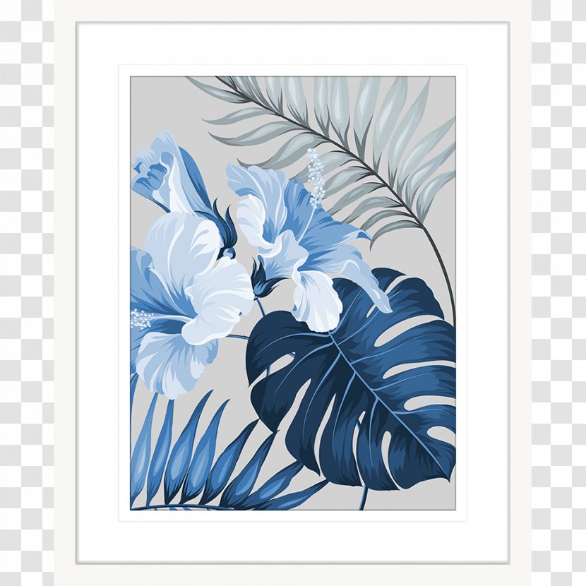 Modern Art Painting Picture Frames Flowering Plant - Frame Transparent PNG