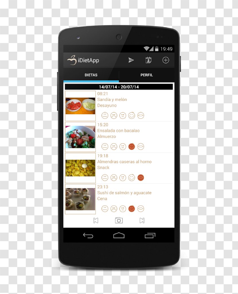 Feature Phone Smartphone Nutrition Dieting Dietitian - Communication Device Transparent PNG