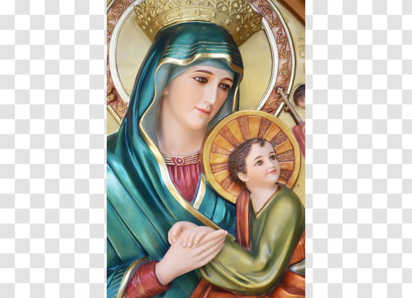 Mary Our Lady Of Perpetual Help Virgin Montserrat Religion - Art Transparent PNG