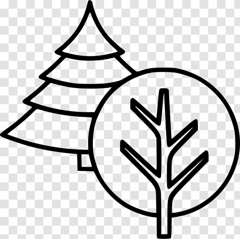 Clip Art Image - Plant - Bosco Outline Transparent PNG