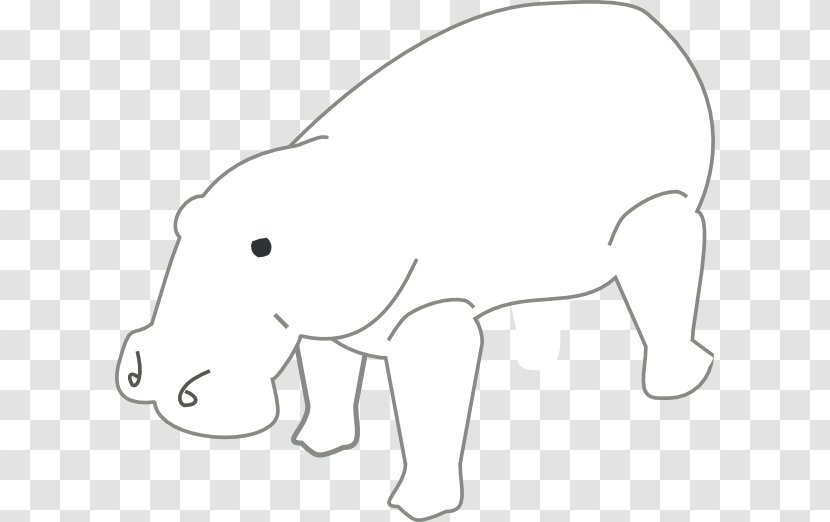 Hippopotamus Clip Art Image Horse Wildlife - Frame Transparent PNG