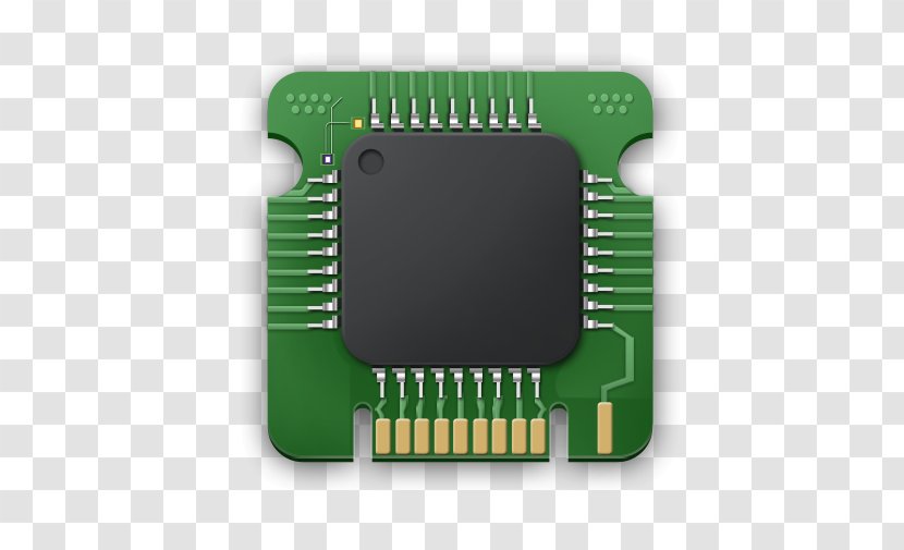 Central Processing Unit Integrated Circuit Euclidean Vector - Processor - CPU Chip Transparent PNG