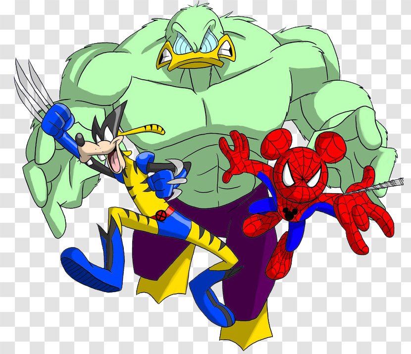 Mickey Mouse Marvel Entertainment Donald Duck Hulk Walt Disney Imagineering - Fictional Character - Scarry Transparent PNG