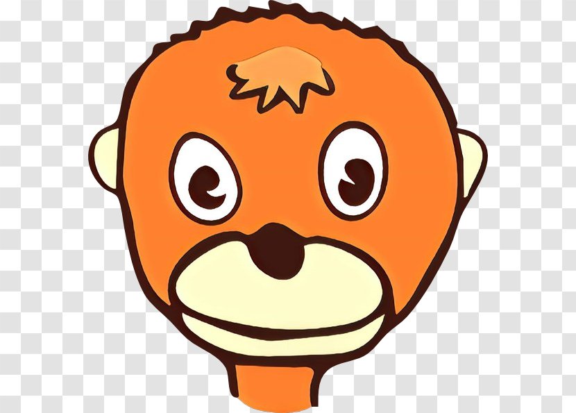 Orange - Nose - Smile Pleased Transparent PNG