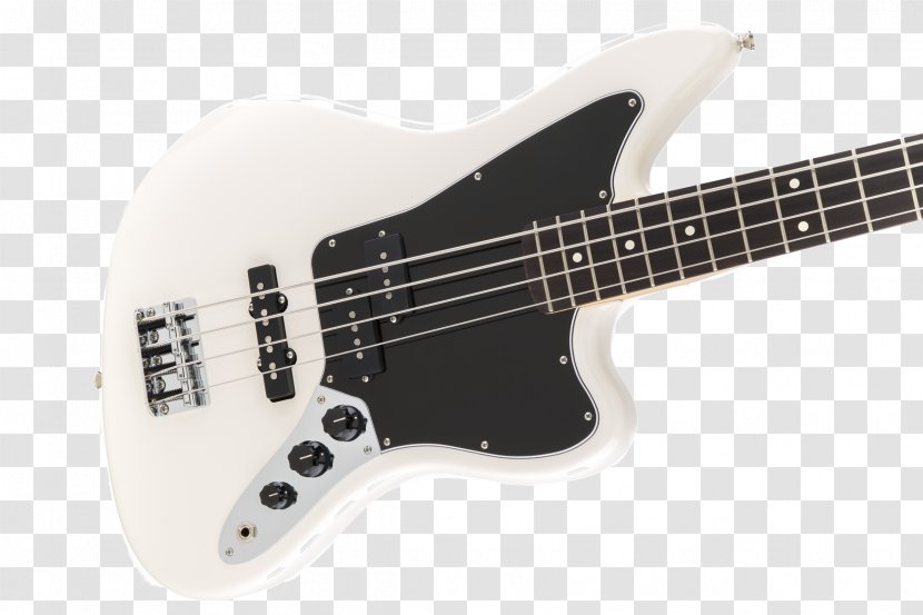 Fender Precision Bass Jaguar Jazz V - Silhouette - Guitar Transparent PNG