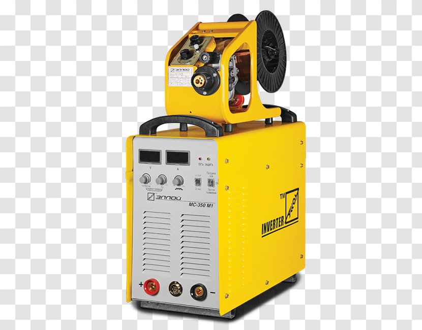 Gas Metal Arc Welding Напівавтоматичне зварювання Зварювальний струм - Power Inverters - Yellow-line Transparent PNG