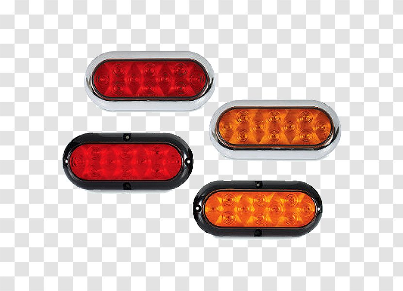 Automotive Lighting Car Pickup Truck - Red - Oval Transparent PNG
