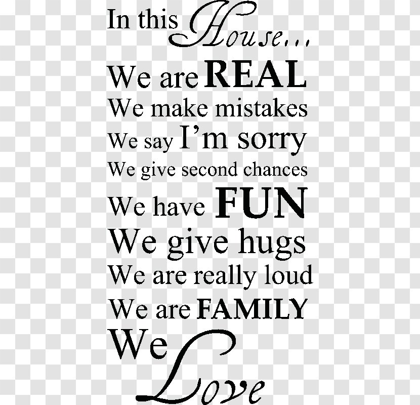Sticker Vinyl Group Wall Text Tree - Area - House Love Transparent PNG
