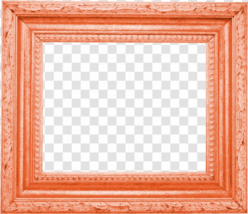 Picture Frame Orange Film - Flooring - Beautiful Transparent PNG