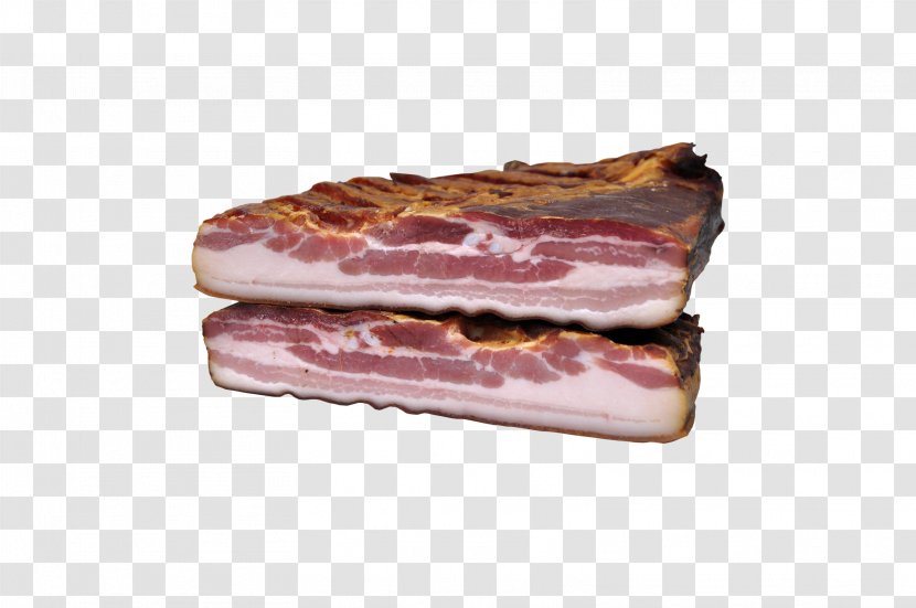 Back Bacon Bayonne Ham Pork Belly - Animal Fat Transparent PNG