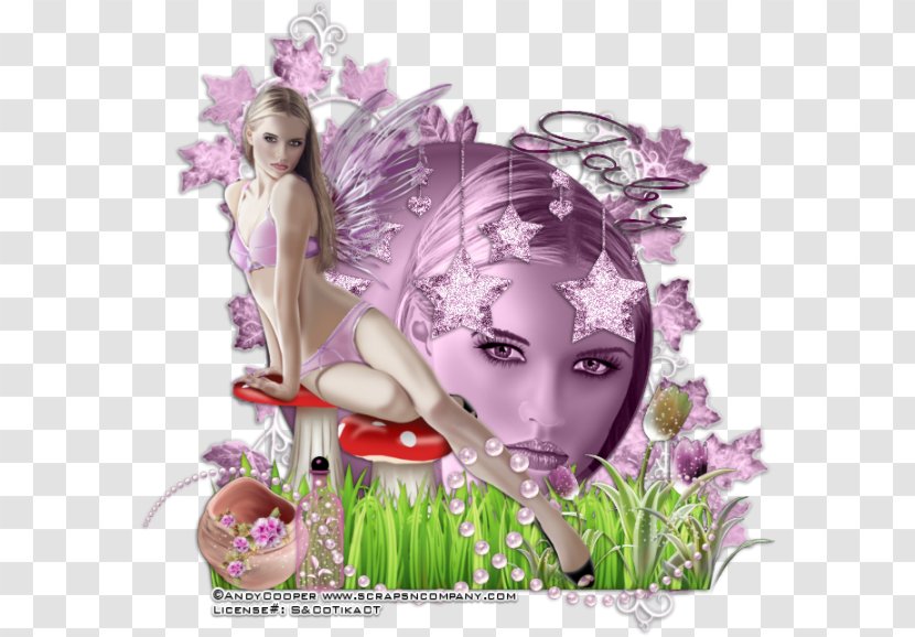 Fairy Floral Design Lilac - Purple Transparent PNG