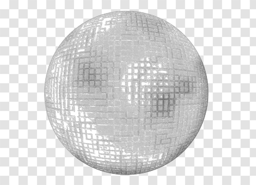 Sphere White Disco Ball - Laso Transparent PNG
