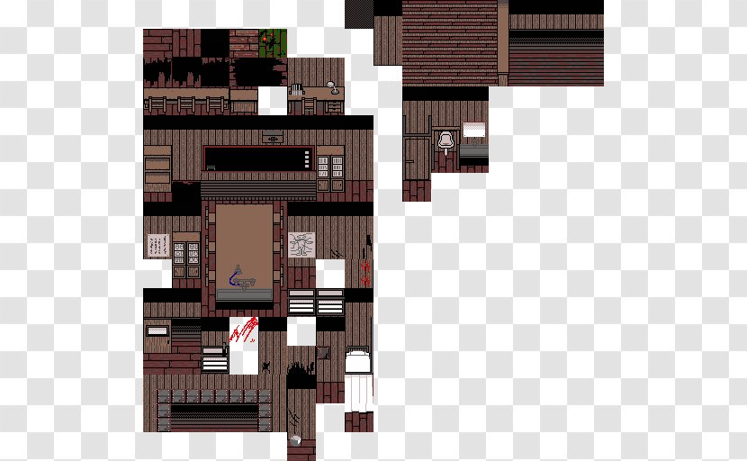 RPG Maker XP Corpse Party Tile-based Video Game - Furniture - Blood Drive Transparent PNG