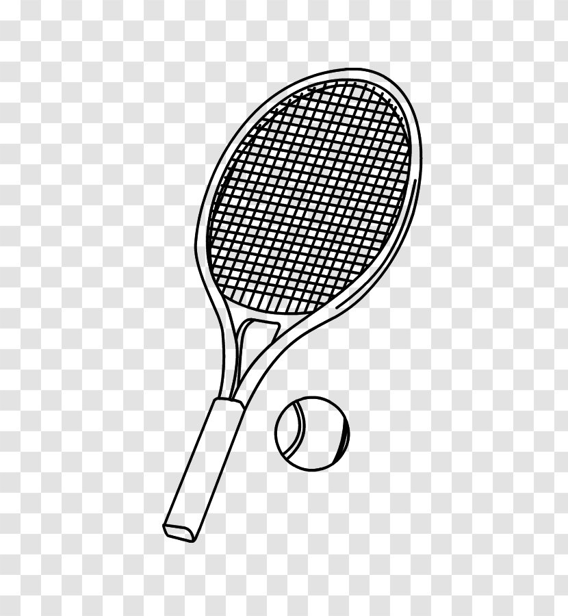 Drawing Rakieta Tenisowa Draw Write Now Art - Tennis Racket Transparent PNG
