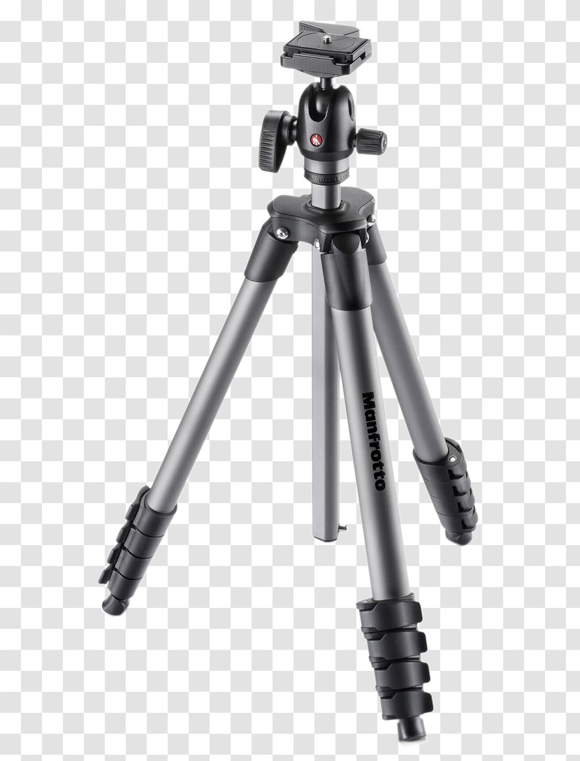 Manfrotto Compact Advanced Tripod With Quick Release Ball Head - Action - Camera Transparent PNG