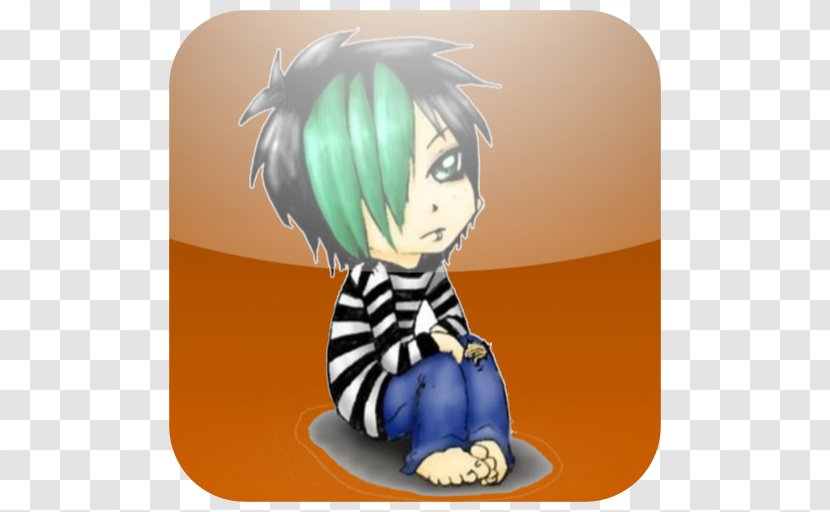 Emo Drawing Animated Cartoon - Flower - Animation Transparent PNG