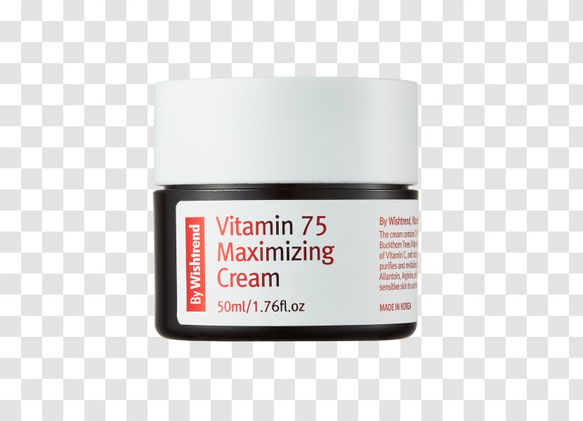 Cream Vitamin C Skin Care Moisturizer - Bottle Transparent PNG