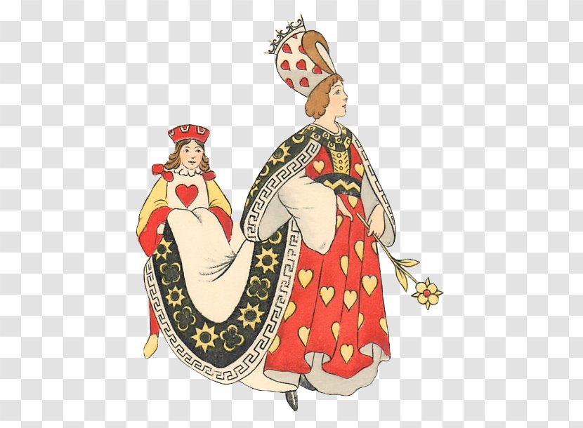 Santa Claus (M) Christmas Ornament Costume Illustration - M - Queen Of Hearts Lewis Carroll Transparent PNG