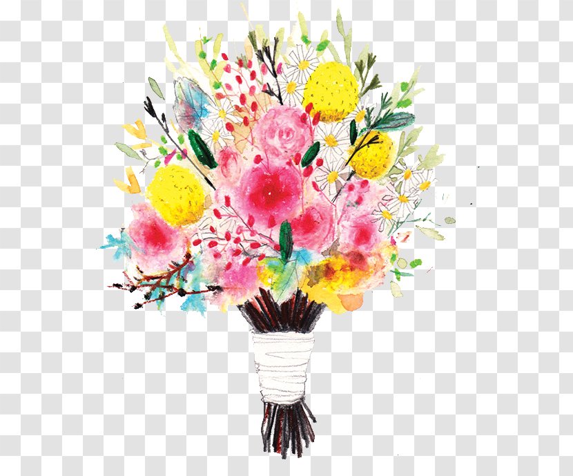 Floral Design Flower Bouquet Nosegay Illustration Transparent PNG