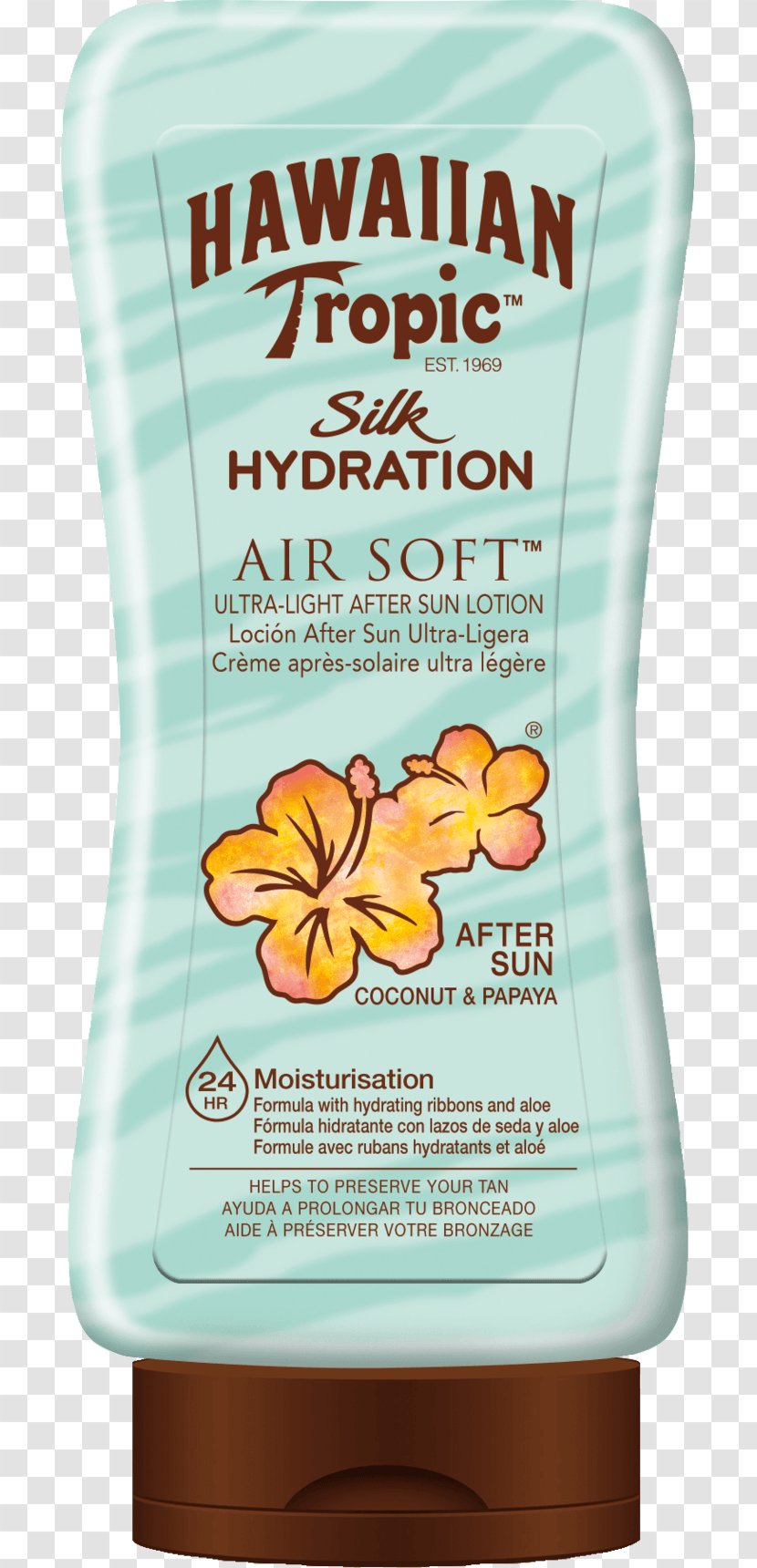 Sunscreen Hawaiian Tropic Silk Hydration After Sun Lotion Lip Balm Transparent PNG