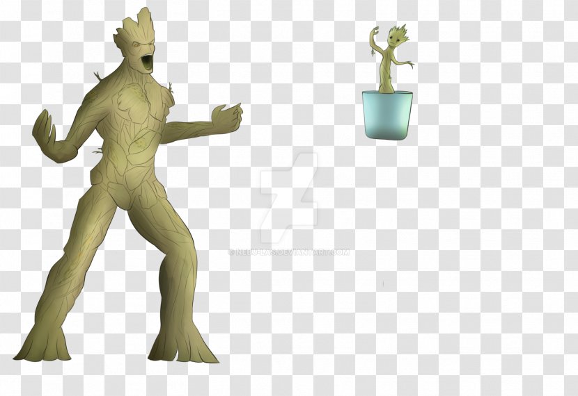 Groot Drax The Destroyer Rocket Raccoon Gamora Sculpture - Organism Transparent PNG