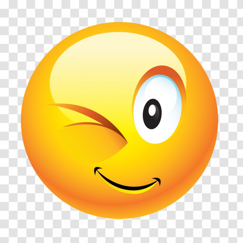 Emoticon Smiley Wink Clip Art - Heart - Smile Emoji Transparent PNG