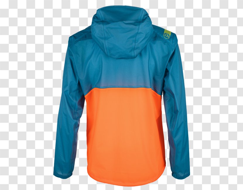 Hoodie La Sportiva Hail Jacket Men Orange Jkt - Sportswear - Nugget/greyLava Lake Transparent PNG